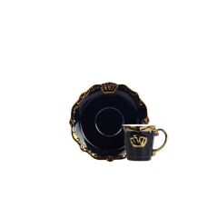 ROYAL CROWN KOBALT 6 KİŞİLİK TÜRK KAHVESİ FİNCANI