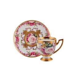 ALTIN İŞLEMELİ 6 KİŞİLİK TÜRK KAHVESİ FİNCANI