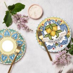 LIMONCELLO 6'LI PASTA TABAK 19CM