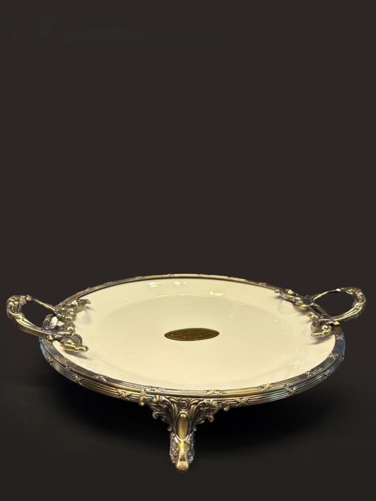 CLASSY ANTİK YUVARLAK SUNUM TABAK 31CM