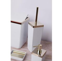 TOSKANA BEYAZ ALTIN BANYO SETİ