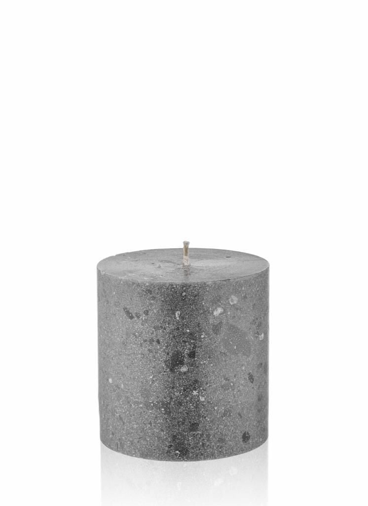 BETON GÖRÜNÜMLÜ ANTRASİT MUM  10X10CM
