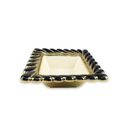 CALLAVİ SİYAH ALTIN KARE KASE 29CM