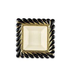 CALLAVİ SİYAH ALTIN KARE KASE 29CM
