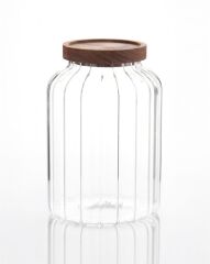 AKASYA KAPAKLI CAM KAVANOZ 1800ML