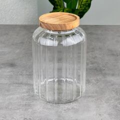 AKASYA KAPAKLI CAM KAVANOZ 1800ML