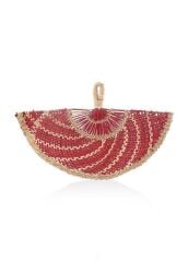 BAMBU YELPAZE KIRMIZI DUVAR DEKORU 46X29CM