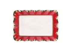 KIRMIZI ALTIN AVANGARDE SUNUM TABAK 36CM