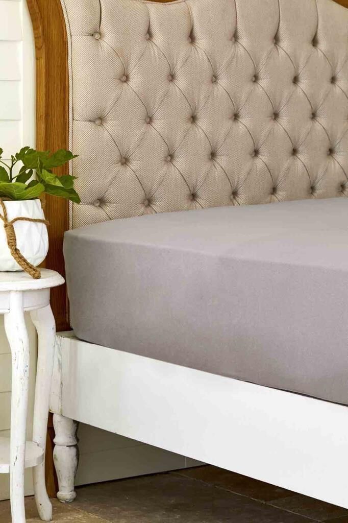 PENYE FITTED GRİ TEK KİŞİLİK ÇARŞAF 100X200CM