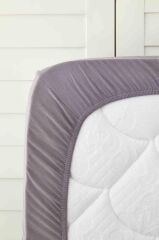 PENYE FITTED GRİ TEK KİŞİLİK ÇARŞAF 100X200CM