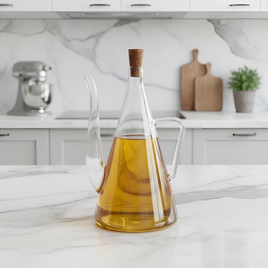 CAM İBRİK YAĞLIK 500ML