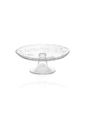 CAM AYAKLI SUNUM TABAK 27X11CM