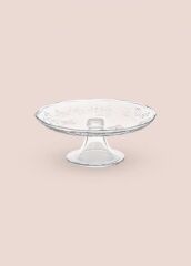 CAM AYAKLI SUNUM TABAK 27X11CM