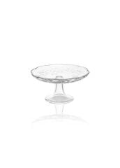 CAM AYAKLI SUNUM TABAK 20X10CM