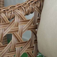 CAPRİ PLUS BAMBU RATTAN AÇIK KAHVE 4 KİŞİK OTURMA GRUBU