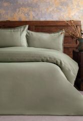 RUNA ADAÇAYI ÇİFT KİŞİLİK PAMUK SATEN NEVRESİM TAKIMI