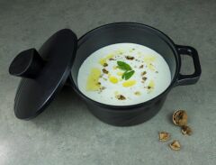 BORDAIN ALÜMİNYUM TENCERE SİYAH 24CM