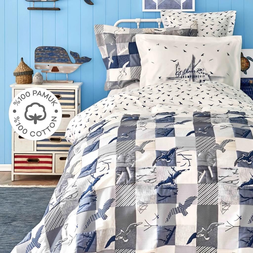 KARACA HOME VETA GENÇ TEK KİŞİLİK YATAK ÖRTÜSÜ NEVRESİM TAKIMI