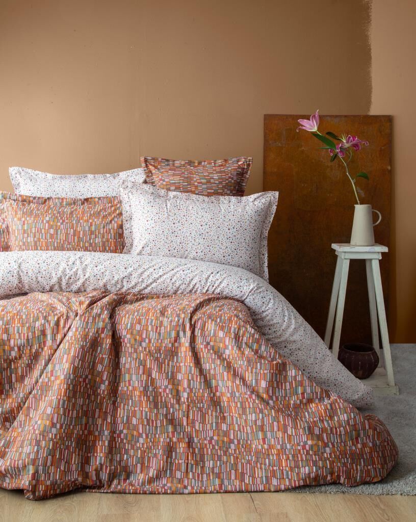 LEROS TERRACOTA ÇİFT KİŞİLİK COMPLETE SET