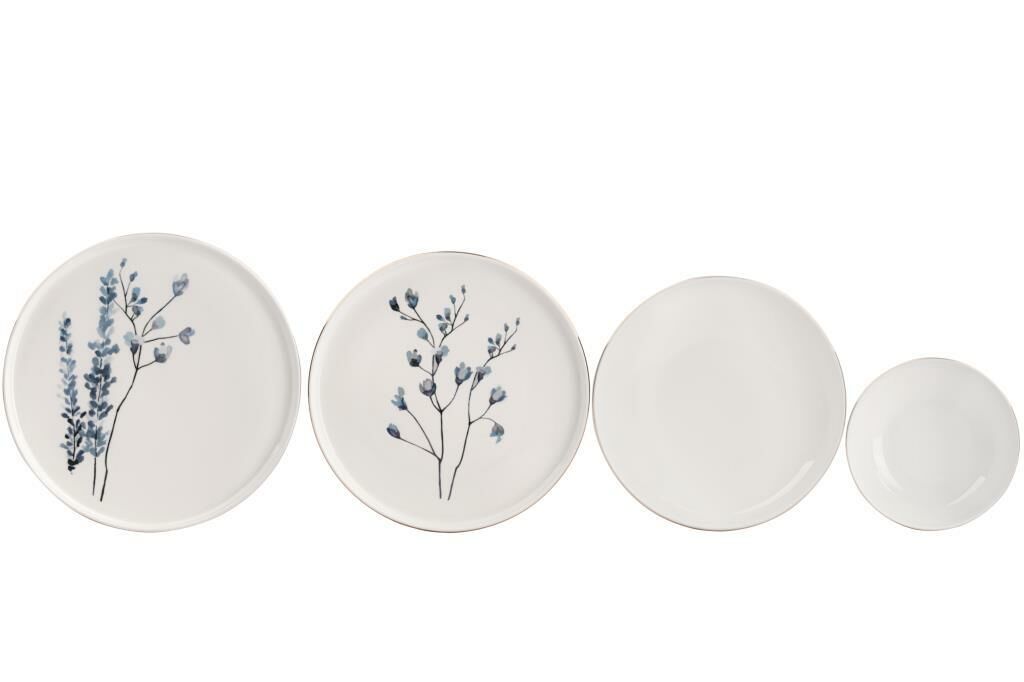 SPRING BRANCH 6 KİŞİLİK 24 PARÇA YEMEK TAKIMI