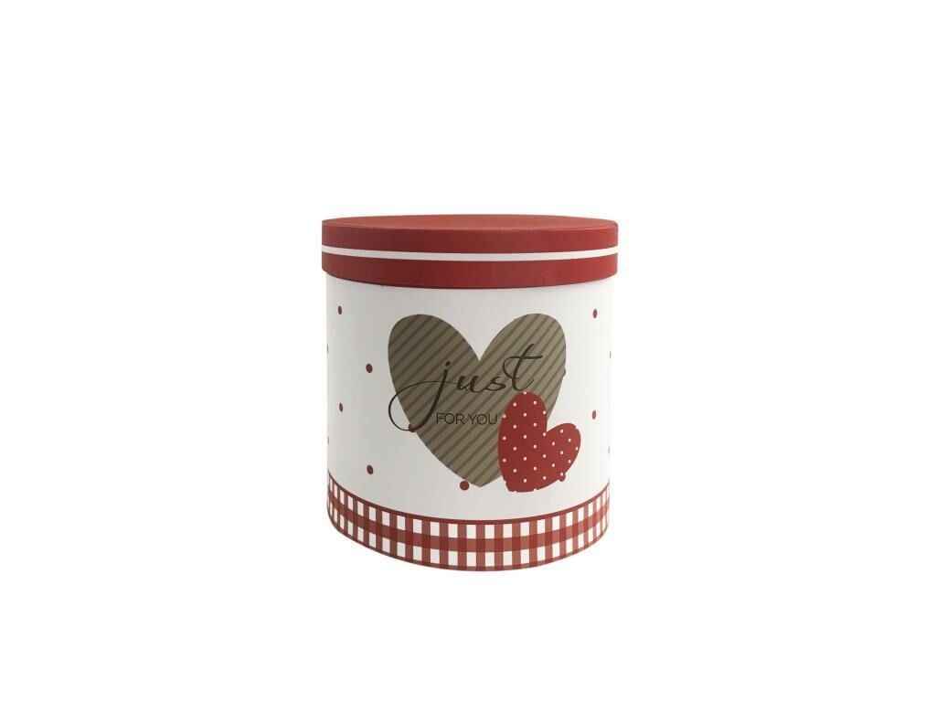 KIRMIZI SİLİNDİR KUTU