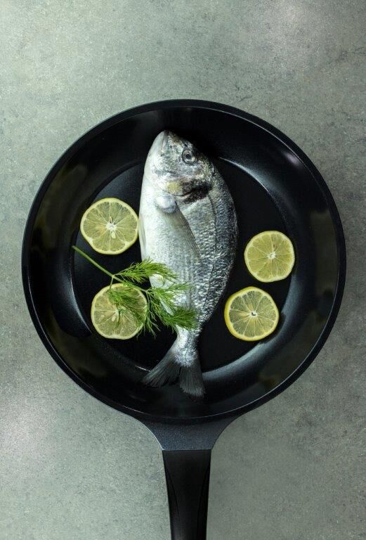 BORDAIN ALÜMİNYUM KIZARTMA TAVASI SİYAH 24CM