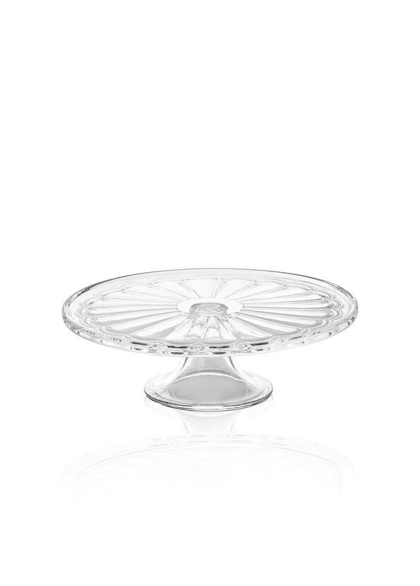 CAM AYAKLI SUNUM TABAK 30X10CM