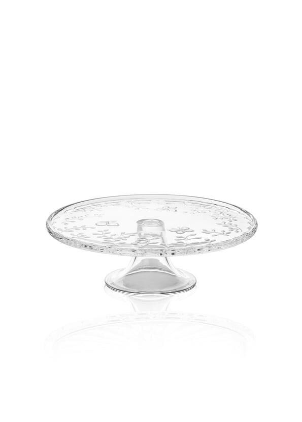 CAM AYAKLI SUNUM TABAK 30X10CM