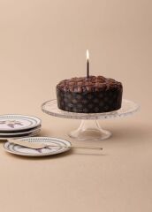 CAM AYAKLI SUNUM TABAK 30X10CM