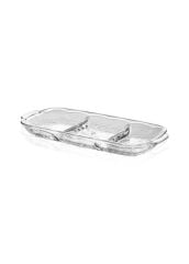 CAM BÖLMELİ SERVİS/SUNUM TABAK 30X13X4CM
