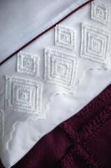 ELLION CHERRY ÇİFT KİŞİLİK TRİKO BATTANİYE&NEVRESİM TAKIMI