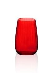 CAM KIRMIZI UZUN BARDAK 600ML