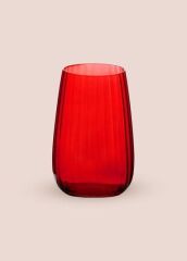 CAM KIRMIZI UZUN BARDAK 600ML