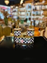 PARADISE 2'Lİ PORSELEN SIVI SABUNLUK