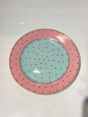 6 RENK PUANTİYELİ 6'LI PASTA TABAK 20CM