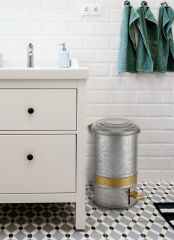 GALVİN BANYO ÇÖP KOVASI 5LT