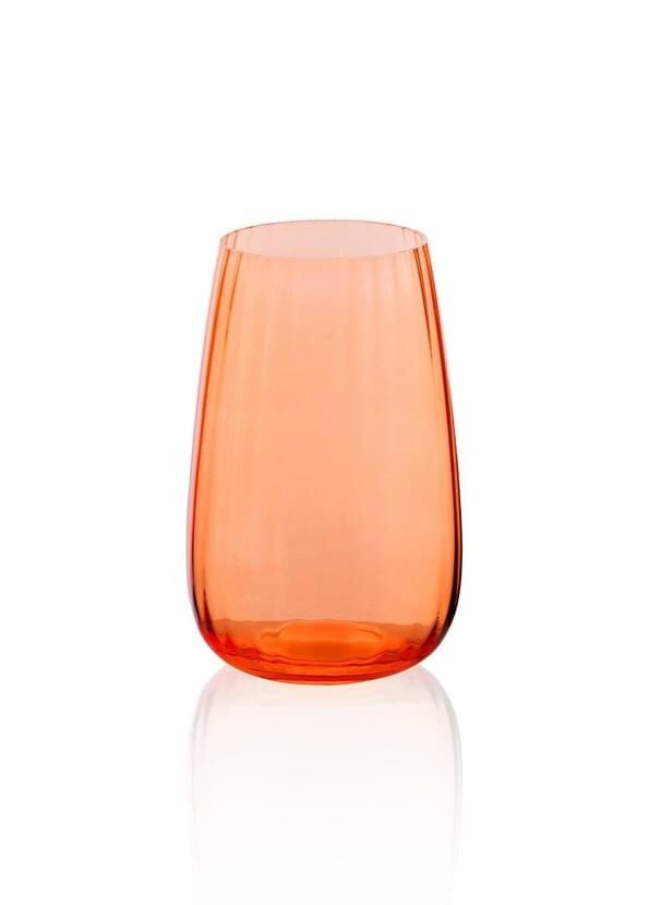 CAM TURUNCU UZUN BARDAK 600ML