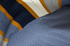 BLAİR İNDİGO TRİKO BATTANİYELİ ÇİFT KİŞİLİK NEVRESİM TAKIMI