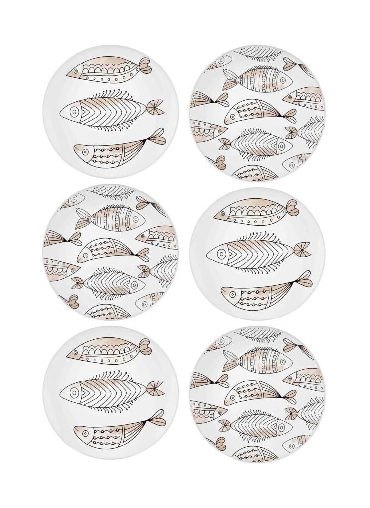 WISH 6'LI PASTA TABAK 19CM