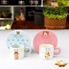 KEDİ&KÖPEK 2 KİŞİLİK TÜRK KAHVESİ FİNCANI