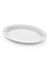 GRANDE BEYAZ OVAL SERVİS TABAK 48X36CM
