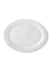 GRANDE BEYAZ OVAL SERVİS TABAK 48X36CM