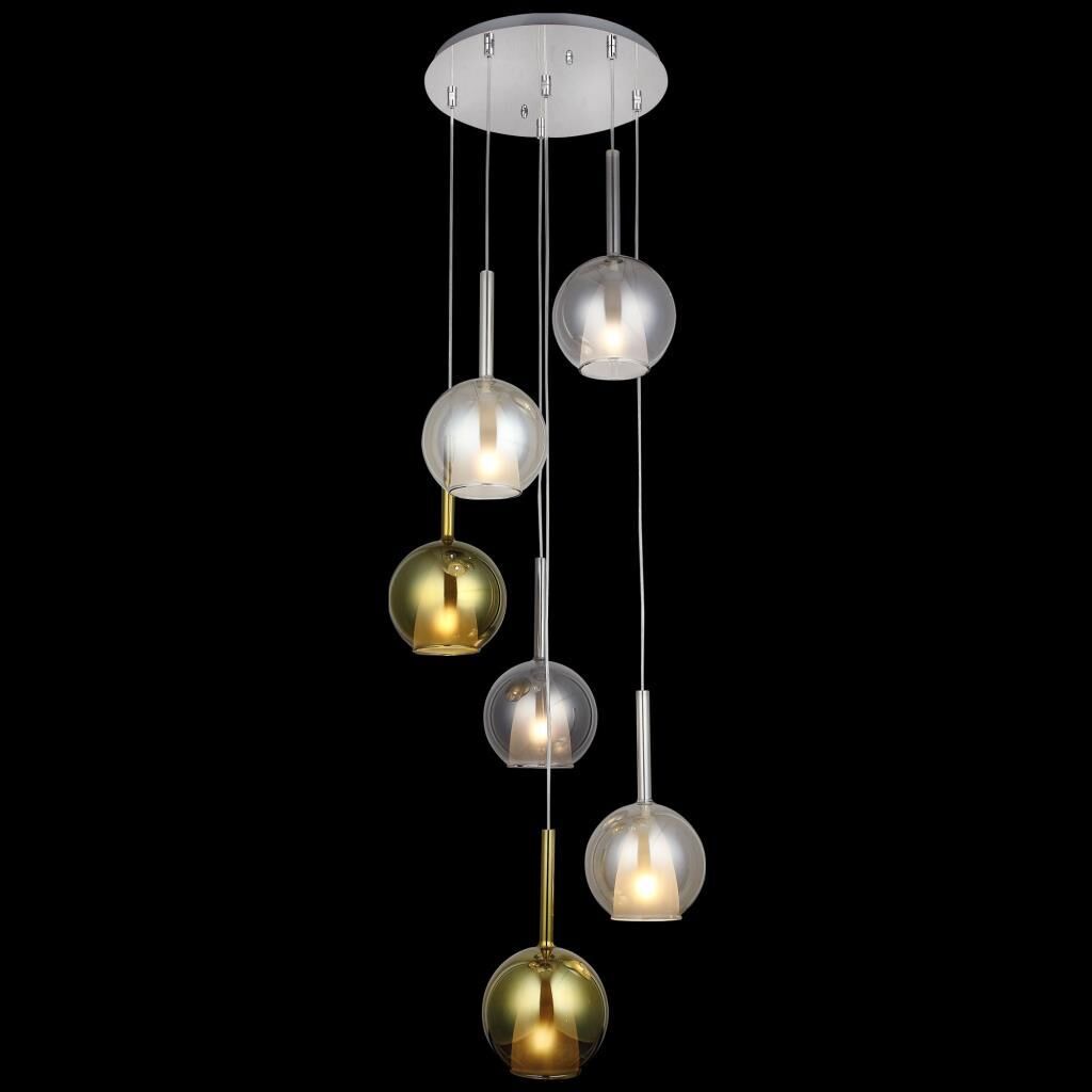 FANZA KROM 6'LI AVİZE