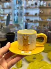 KEDİ&KÖPEK 2 KİŞİLİK TÜRK KAHVESİ FİNCANI