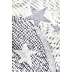 BABY STAR GRİJ  BEBEK PİKESİ 80X120CM