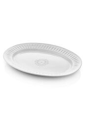 GRANDE BEYAZ OVAL SERVİS TABAK 50X37CM