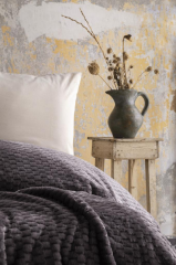 TRUSTY ANTRASİT TEK KİŞİLİK JAKAR DESEN BATTANİYE 160X220CM