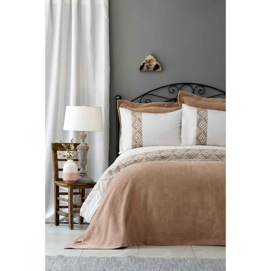 ESTRELLA BLUSH SATEN ÇİFT KİŞİLİK NEVRESİM&YTK ÖRT