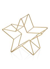 ALTIN YILDIZ METAL MUMLUK 19CM