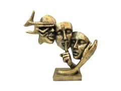 ALTIN ESKİTME 3'LÜ MASK DEKOR